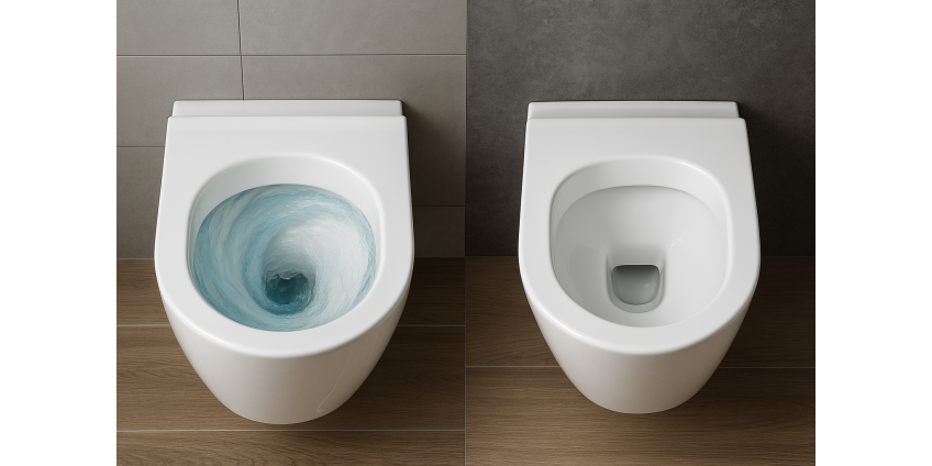 Вихровий змив для унітаза від Geberit та Villeroy & Boch Вихровий змив для унітаза від Geberit та Villeroy & Boch