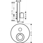 Смеситель для душа AXOR Shower Select S, хром (36722000)