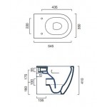 Унитаз напольный Catalano Sfera NewFlush с крышкой и набором фиксаторов, белый (1VPS54RN00+5SCSTP000+Z542386)