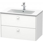 Тумба под умывальник Duravit Brioso 820х479х553 мм, белый матовый (BR410201818)