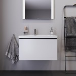 Тумба под умывальник Duravit D-Neo 984*452 мм, белый матовый (DE42560DB180000)