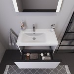 Тумба под умывальник Duravit D-Neo 984*452 мм, белый матовый (DE42560DB180000)