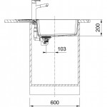 Кухонная мойка накладная Franke Centro CNG 611-78 XL, черный матовый (114.0701.816)