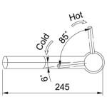 Смеситель для кухни Franke Orbit Pull Out, нержавеющая сталь (115.0569.461)