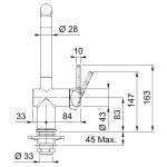 Смеситель для кухни Franke Active L, хром (115.0653.298)