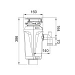 Измельчитель пищевых отходов Franke Slim 75 (134.0715.096)