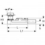 Душевой трап Geberit CleanLine, (154.150.00.1)