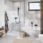 Смеситель для ванны Grohe Cubeo однорычажный, черный матовый (1018132430)