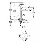 Смеситель для умывальника Grohe Eurosmart Cosmopolitan XL, хром (23921000)