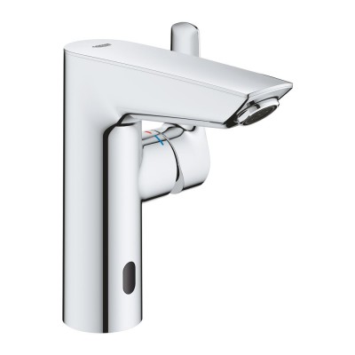 Смеситель для умывальника Grohe Eurosmart New с инфракрасной электроникой 6V, хром (23975003)