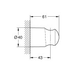 Держатель ручного душа Grohe Relexa, хром (28605000)