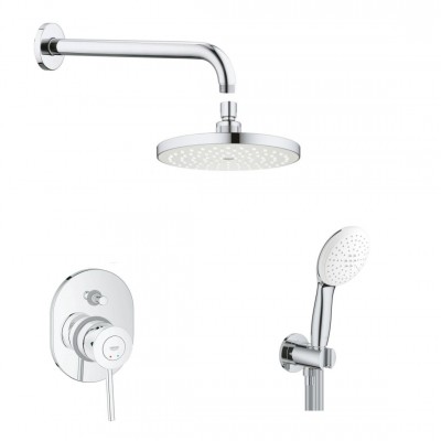 Душова система Grohe BauClassic прихованого монтажу, хром (29047000_27541001_28576000_26406003)