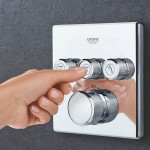 Термостат для душа скрытого монтажа Grohe Grohterm SmartControl, наружная часть, хром (29126000)