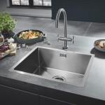 Кухонная мойка Grohe K-series K 700 60-S, 1 чаша 550х450 мм, нержавеющая сталь, матовая (31726SD0)