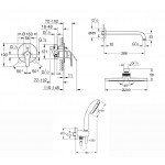 Душова система Grohe Eurosmart прихованого монтажу, хром (UA25183004)