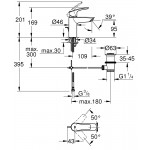 Змішувач для умивальника Grohe Eurosmart New S-Size з донним клапаном, хром (33265003)