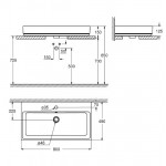 Умивальник на стільницю Grohe Cube 80х49 см, білий (3947600H)