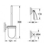 Набір аксесуарів Grohe Essentials City restroom, хром (40407001)