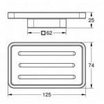 Мыльница Grohe Selection Cube, хром (40806000)