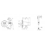 Гігієнічний душ Grohe Essence з внутрішньою частиною, чорний матовий (UA111197243)