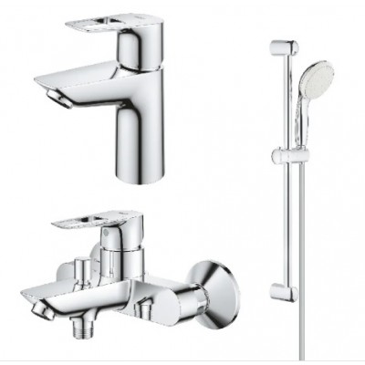 Набір змішувачів для ванної Grohe BauLoop, хром (UA123214S0)