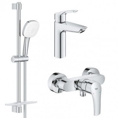 Набір змішувачів для душу Grohe EuroSmart, хром (UA123244M1)