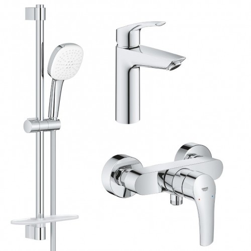 Набір змішувачів для душу Grohe EuroSmart, хром (UA123244M1)