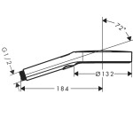 Ручной душ Hansgrohe Rainfinity 130 3jet, золото (26864990)