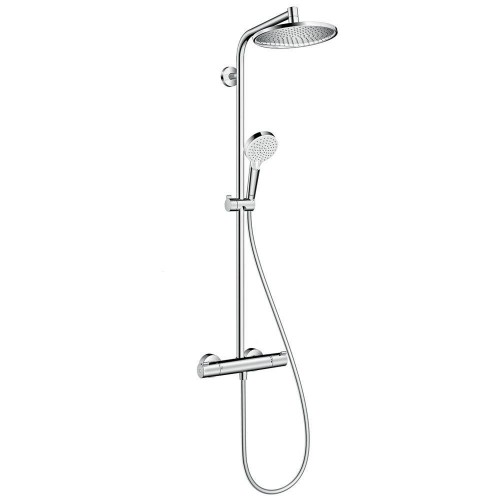 Душевая система Hansgrohe Crometta S240 1jet Showerpipe c термостатом, хром (27267000)