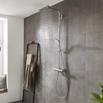 Душевая система Hansgrohe Crometta E240 1jet Showerpipe c термостатом, хром (27271000)