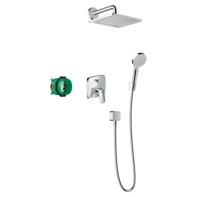 Душова система Hansgrohe Crometta E 240 1jet, хром (27957000)