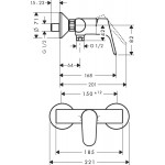 Змішувач для душу Hansgrohe Focus E, хром (31960000)