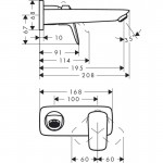 Смеситель для умывальника Hansgrohe Logis, хром (71220000)