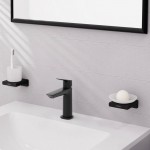 Змішувач для умивальника Hansgrohe Logis Fine 110 з донним клапаном push-open, чорний матовий (71252670)