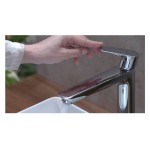 Смеситель для умывальника Hansgrohe Talis E 240 с донным клапаном, хром (71716000)