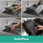 Змішувач для кухні Hansgrohe Aguno Select 250 2jet з витяжним виливом Sbox, чорний матовий (73830670)