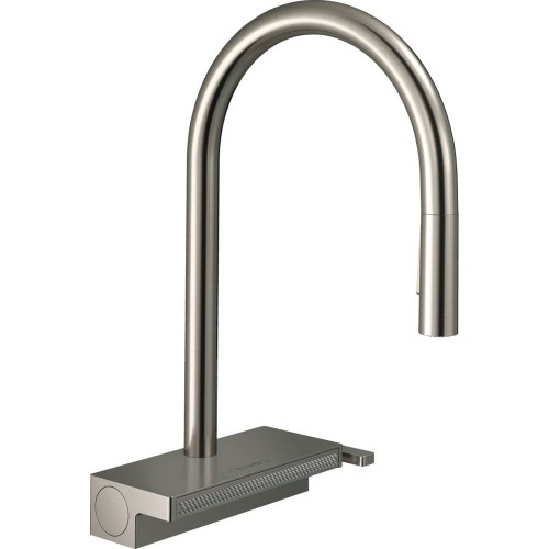 Змішувач для кухні Hansgrohe Aguno Select 170 3jet з витяжним виливом Sbox, сталь (73831800)