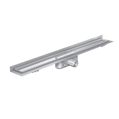 Душовий канал ACO ShowerDrain C 885 мм, вертикальний фланець, низький сифон, сталь (9010.88.31)