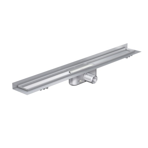 Душовий канал ACO ShowerDrain C 1185 мм, вертикальний фланець, низький сифон, сталь (9010.88.34)
