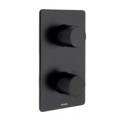 Смеситель для душа Bossini Oki наружная часть, 2-5 ways, черный матовый (Z00004000073005)