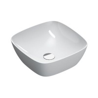 Умывальник на столешницу Catalano Green Lux 40х40 см, без перелива, белый глянцевый (140APGRLX00)