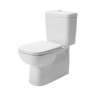 Унітаз підлоговий Duravit D-Code з кришкою soft close та бачком, білий (21180900002+0067390000+0940000004)