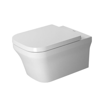 Унітаз підвісний Duravit P3 Comforts Rimless з кришкою, білий (2561090000+0020390000)