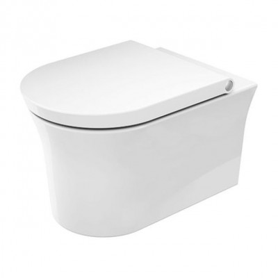Унітаз підвісний з кришкою Duravit White Tulip, білий (2576092000+0027090000)