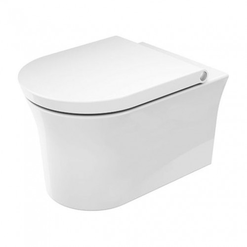 Унітаз підвісний з кришкою Duravit White Tulip, білий (2576092000+0027090000)