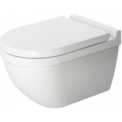 Унітаз підвісний Duravit Rimless Starck 3 з кришкою SoftClose, білий (45270900A1)