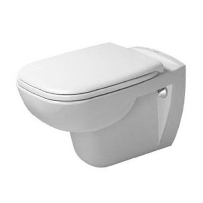 Унітаз підвісний з кришкою Duravit D-Code Rimless, білий (45700900A1)