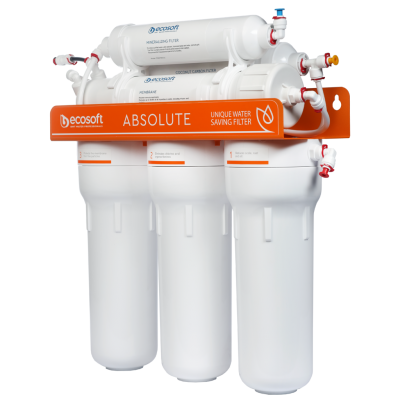 Фільтр зворотного осмосу Ecosoft Absolute з мінералізатором, білий (MO675MECO)
