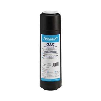 Картридж з гранульованим активованим вугіллям Ecosoft 2,5"х10", чорний (CHV2510ECO)