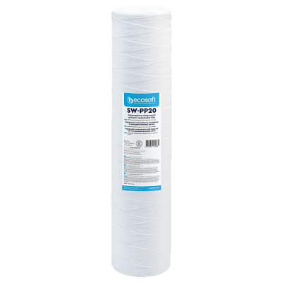 Картридж з поліпропіленової нитки Ecosoft 4,5"х20", білий (CPN452020ECO)